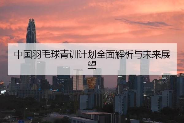 中国羽毛球青训计划全面解析与未来展望